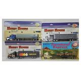(4) ERTL 1:64 Die Cast Tractor Trailers (MIP)