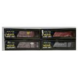 Train - (4) Weaver O-Gauge Hi-Rail Freight Cars