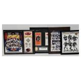 (4) New Orleans Saints Framed Photos & Memorabilia