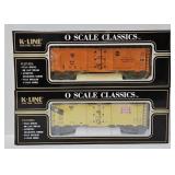 Train - (2) K-Line Classic Series Reefer (MIB)