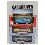 (3) Road Champs 1:43 Die Cast Toy Cars