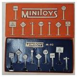 Train - Minitoys M-92 Street & Highway Markers