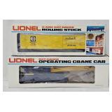 Train - (2) Lionel O-Gauge Freight Cars w/OB