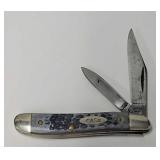 Case XX Jigged Red & Gray Bone Grip Folding Knife