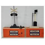 Train- Post War Liomel O-Gauge #154 & #253 Signals
