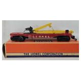 Train - Lionel 6670 O-Gauge Flat Car w/Boom Crane