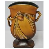 Roseville #121-7" Art Pottery Pine Cone Vase