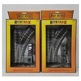 Train-Rail King O-Gauge Left & Right Hand Switches