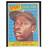 1958T #488 Hank Aaron AS Baseball Card