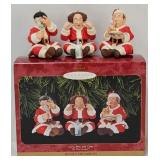 1999 Hallmark "Three Stooges" Ornaments w/OB