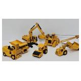 (6) Vintage Diecast Joal Construction Vehicles