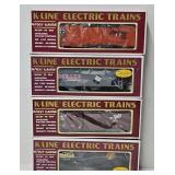 Train - (4) K-Line O-Gauge Freight Cars (MIB)