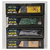 Train - (4) Weaver O-Gauge Freight Cars (MIB)