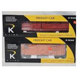 Train - (2) K-Line O-Gauge Freight Cars