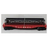 Train - Lionel #6825 O-Gauge Flat Car w/Bridge
