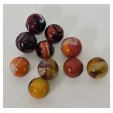 (10) 5/8" Antique Machine Made Marbles