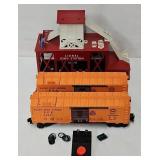 Train - Lionel #352 O-Gauge Ice Depot & (2) Cars