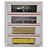 Train -(4) Petersen Supply O-Gauge Freight Cars