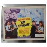 1943 "Kid Dynamite" Half Sheet Movie Poster