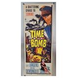 1961 "Time Bomb" Insert Movie Poster