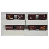 Train-(4) Bel-Bel/Atlas O-Gauge Freight Cars (MIB)