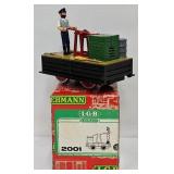 Train - Lehmann LGB 2001 G-Gauge Hand Car (MIB)