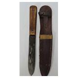 Antique Handmade Fixed Blade Hunting Knife