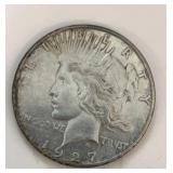 Coin - 1927S Peace Silver Dollar