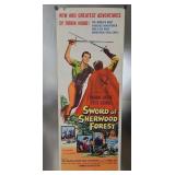 1960 Swords of Sherwood Forest Insert Movie Poster