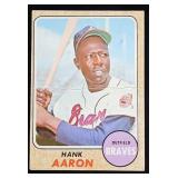 1968T #110 Hank Aaron Baseball Card