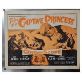 1961 "Captive Princess" Half Sheet Movie Poster