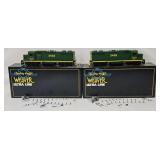 Train- Weaver 7560 O-Gauge Reading GP38-2 Loco Set
