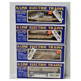 Train - (4) K-Line O-Gauge Desert Storm Cars (MIB)