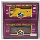 Train - MTH O-Gauge Pennsy Snow Plow & Caboose