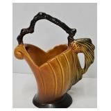 Roseville #408-6" Art Pottery Pine Cone Basket