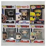 (6) Funko Pop "Stranger Things" Figures (MIB)