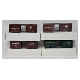 Train-(4) Bel-Bel/Atlas O-Gauge Freight Cars (MIB)