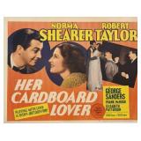 Orig. 1942 "Her Cardboard Lover" Movie Poster
