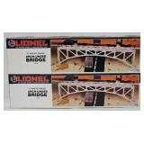 Train- (2) Lionel 6-12770 Arch-Under Bridges (MIB)