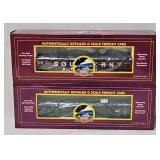 Train -(2) MTH O-Gauge Gondolas w/Junk Loads (MIB)