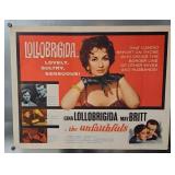 1960 "The Unfaithful" Half Sheet Movie Poster