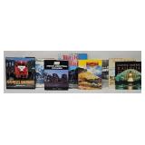(8) Asst Train Related Coffee Table Books