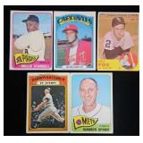 (5) Baseball Hall of Fame Player Cards