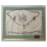 1960s Kramer Rhinestone Jewelry Set