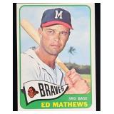 1965T #500 Ed Mathews Baseball Card