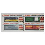 Train - (4) c1980 Lionel O-Gauge Box Cars