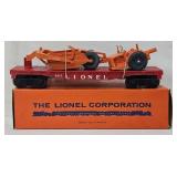 Train-Lionel 6817 O-Gauge Flat Car w/Earth Scraper