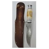 Fixed Blade Hunting Knife w/Sheath