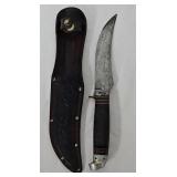 Western Fixed Blade Hunting Knife w/Sheath