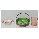 (3 Pcs) Depression Glass